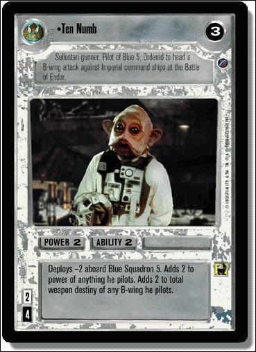 Star Wars: Death Star II Limited (Base Set) card 120 Ten Nunb