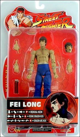 Street Fighter (Round 4) figure 3-C Fei Long (Blue)