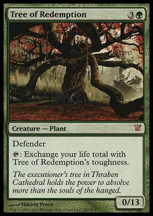 Magic the Gathering: Innistrad (Base Set) card 207 Tree of Redemption