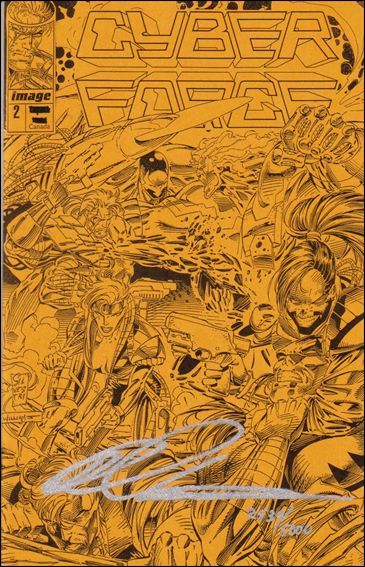 Cyberforce (1992) issue 2-C Deluxe Ashcan Edition signed by Silvestri 1/5000