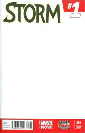 Storm (2014) issue 1-D Blank/Sketch Cover