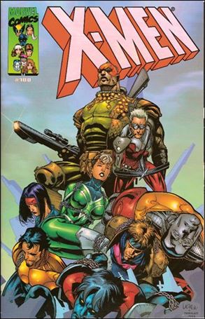 X-Men (1991) issue 100-J Leinil Francis Yu Dynamic Forces Chrome Cover