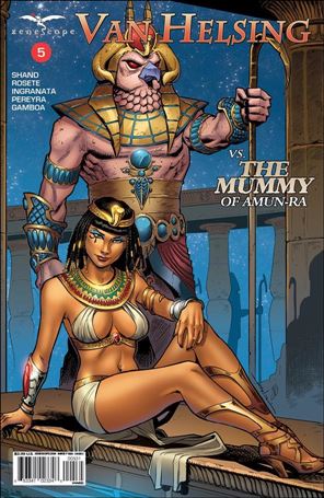 Van Helsing vs the Mummy of Amun-Ra issue 5-C Andrea Meloni Cover