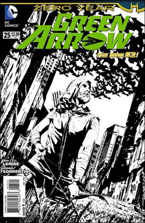 Green Arrow (2011) issue 25-B 1:25 Black and White Cover