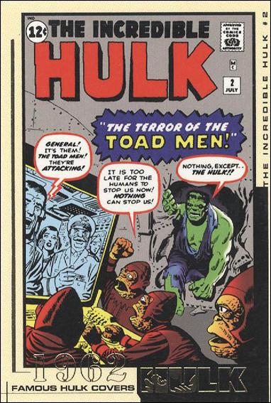 Hulk Film and Comic Cards (Famous Hulk Covers Subset) card FC02 The Incredible Hulk Cover #2 - 1962