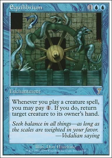 Magic the Gathering: 7th Edition (Base Set) card 71 Equilibrium