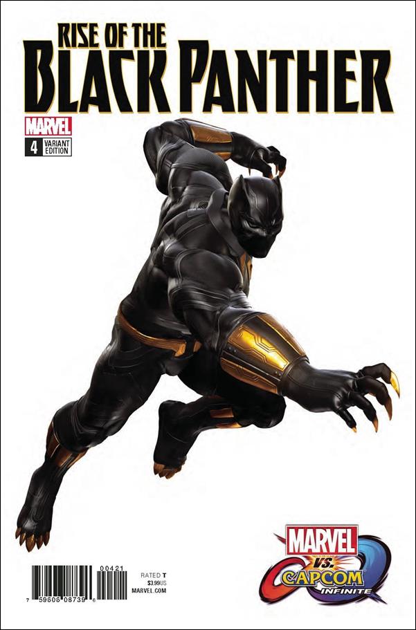 Rise of the Black Panther issue 4-B Marvel vs Capcom Cover