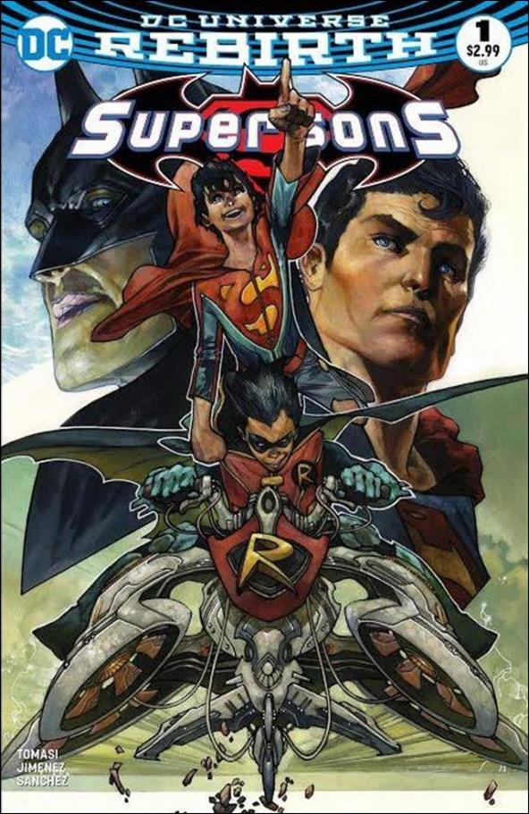 Super Sons issue 1-L Simone Bianchi 7 Ate 9 Comics Cover