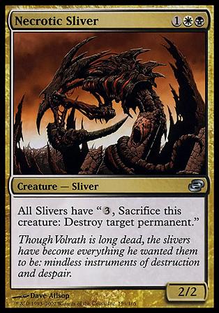 Magic the Gathering: Planar Chaos (Base Set) card 159 Necrotic Sliver