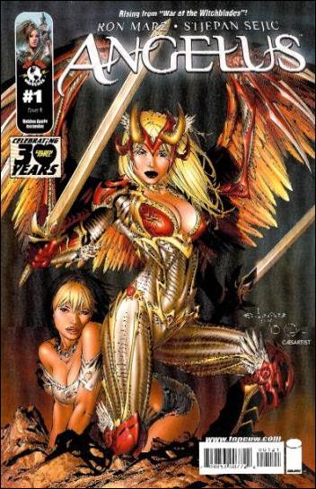 Angelus issue 1-B Eric Basaldua Golden Apple Cover