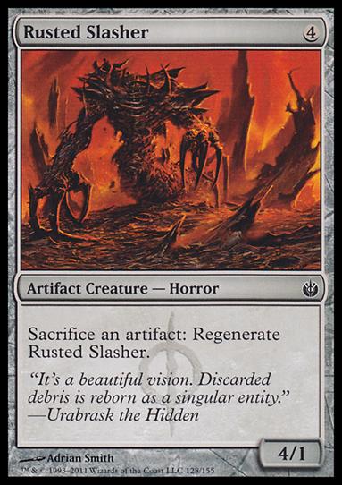 Magic the Gathering: Mirrodin Besieged (Base Set) card 128 Rusted Slasher