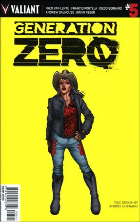 Generation Zero issue 5-D Incentive Andres Guinaldo Character Design Cover