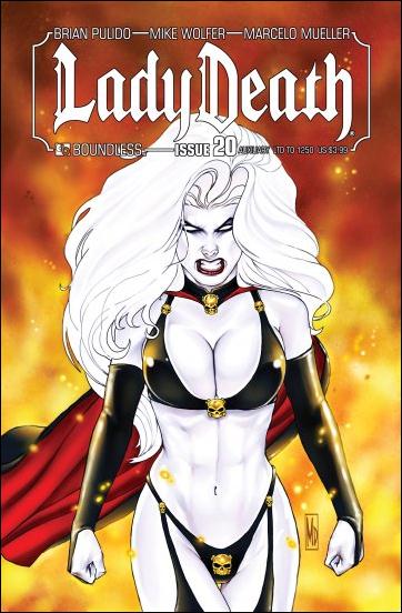 Lady Death (2010) issue 20-L Auxiliary Cover 1/1250