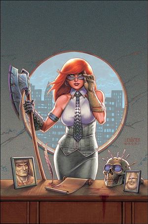 Sonjaversal issue 9-O Joseph Michael Linsner Virgin Cover