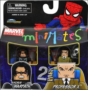 Marvel Minimates figure 108 X-Force Warpath and Professot X