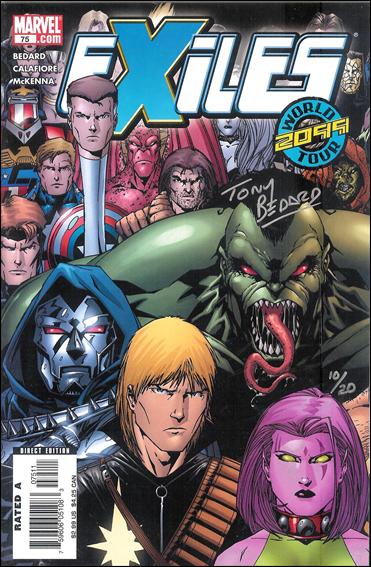 Exiles (2001) issue 75-B Dynamic Forces (Signed by Tony Bedard) 1/20