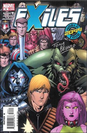 Exiles (2001) issue 75-B Dynamic Forces (Signed by Tony Bedard) 1/20
