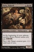 Magic the Gathering: Duel Decks: Divine vs. Demonic (Base Set) card 44 Kuro, Pitlord