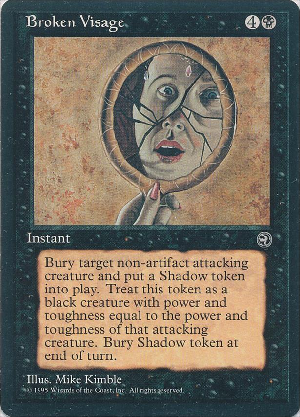 Magic the Gathering: Homelands (Base Set) card 43 Broken Visage