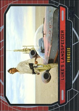Star Wars Galactic Files (Base Set) card 269 Luke's Landspeeder Vehicles