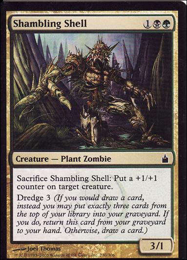 Magic the Gathering: Ravnica (Base Set)  card 230 Shambling Shell