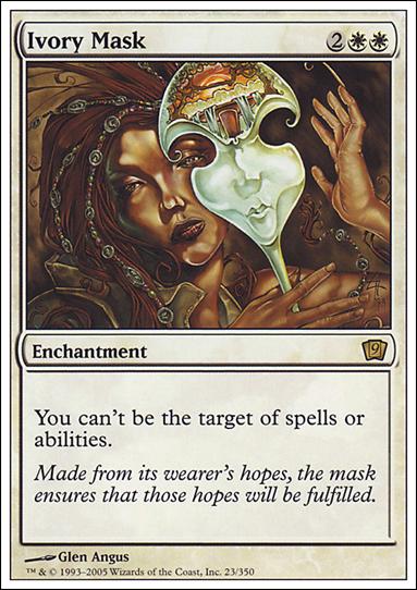 Magic the Gathering: 9th Edition (Base Set) card 23 Ivory Mask