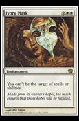 Magic the Gathering: 9th Edition (Base Set) card 23 Ivory Mask