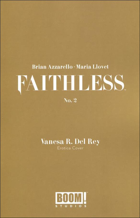 Faithless issue 2-B Polybagged Vanesa Del Rey Cover