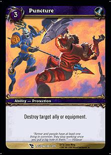 World of Warcraft: March of the Legion (Base Set) card 118 Puncture 