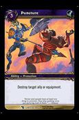 World of Warcraft: March of the Legion (Base Set) card 118 Puncture 
