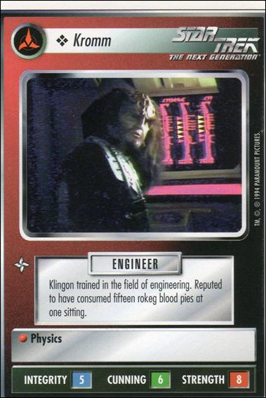 Star Trek: Premiere Unlimited (Base Set) card 273 Kromm 