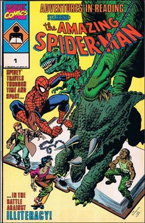 Adventures in Reading Starring: The Amazing Spider-Man (1990) issue 1-B Baltimore Mayor Schmoke on Back Cover