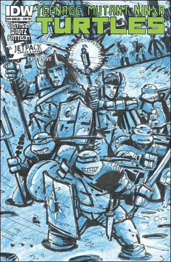 Teenage Mutant Ninja Turtles Annual issue 2014-C Jetpack Comics Green Cover 1/300