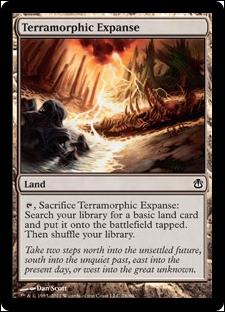 Magic the Gathering: Duel Decks: Ajani vs. Nicol Bolas card 76 Terramorphic Expanse