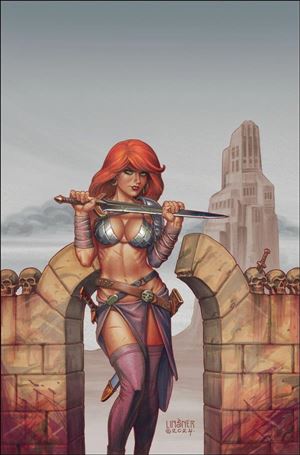 Red Sonja: Empire of the Damned issue 3-I Joseph Michael Linsner 1:15 Foil Virgin Cover