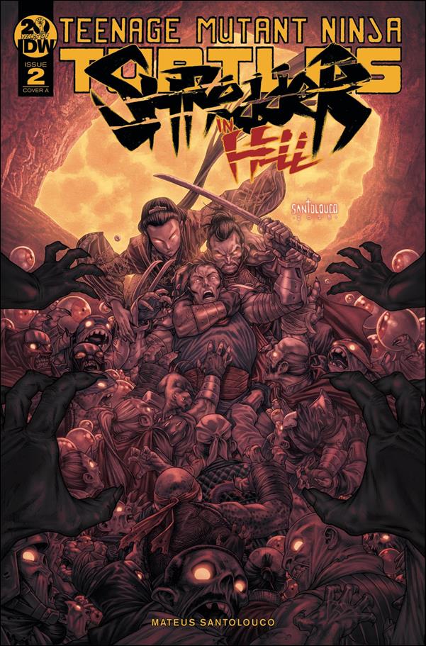 Teenage Mutant Ninja Turtles: Shredder in Hell issue 2 Mateus Santolouco Cover