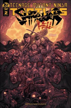 Teenage Mutant Ninja Turtles: Shredder in Hell issue 2 Mateus Santolouco Cover
