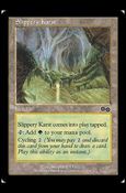 Magic the Gathering: Urza's Saga (Base Set) card 327 Slippery Karst