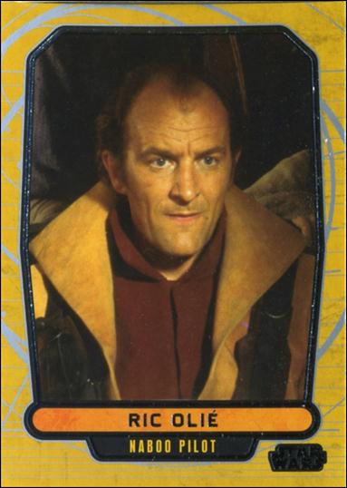 Star Wars Galactic Files (Base Set) card 31 Ric Olie Naboo Pilot