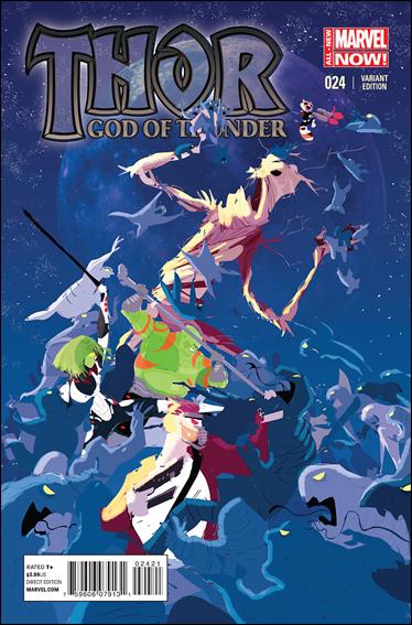 Thor: God of Thunder issue 24-B Pascal Campion 1:15 Guardians of the Galaxy Cover