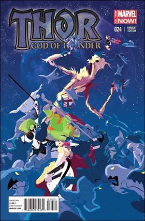 Thor: God of Thunder issue 24-B Pascal Campion 1:15 Guardians of the Galaxy Cover