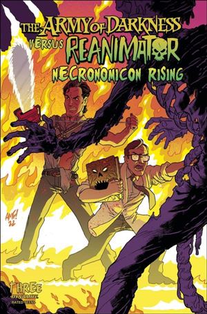 Army of Darkness vs Reanimator: Necronomicon Rising issue 3 Tony Fleecs Cover
