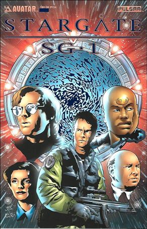 Stargate SG-1 2004 Convention Special issue 1-K Royal Blue Foil Cover