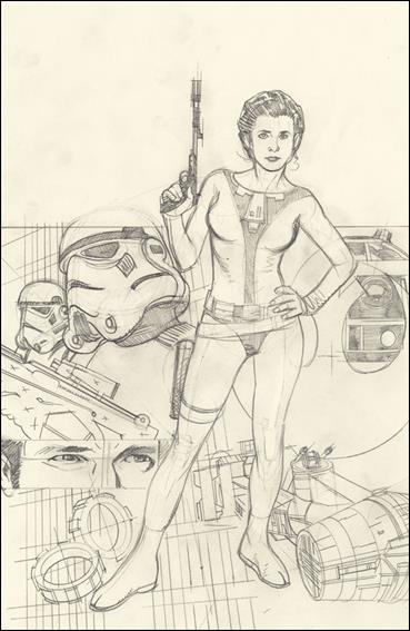Star Wars: Rebel Heist issue 2-C Adam Hughes 1:40 Virgin Sketch Cover