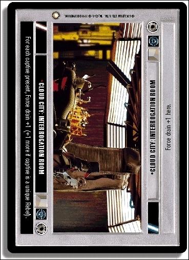 Star Wars: Special Edition Limited (Base Set) card 109 Cloud City: Interrogation Room