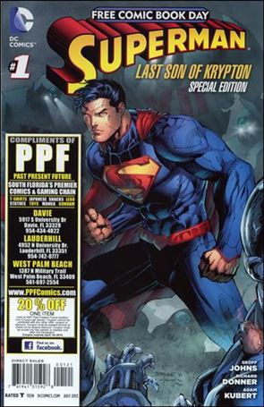 Superman: The Last Son of Krypton FCBD Special Edition issue 1-T Past Present Future Comics & Games Cover