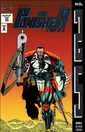 Punisher 2099 (1993) issue 25 Embossed Silver Foil Cover