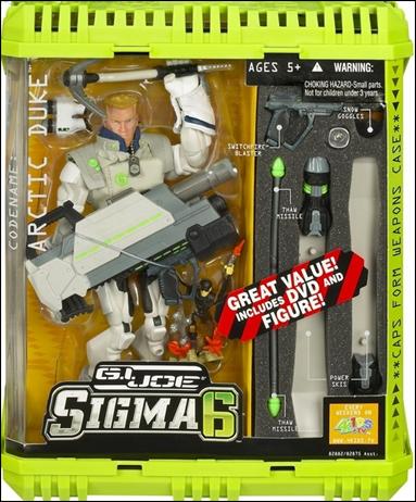 G.I. Joe: SIGMA 6 (Commando Assortment) figure 11-B Arctic Duke (with Bonus DVD and Figure)