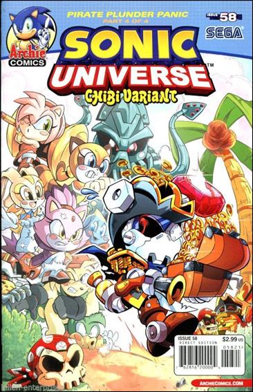 Sonic Universe issue 58-B Ryan Jampole Chibi Cover