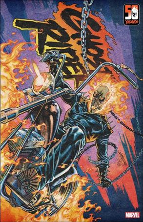 Ghost Rider (2022) issue 11-G J. Scott Campbell 1:200 Retro Anniversary Cover